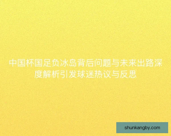 中国杯国足负冰岛背后问题与未来出路深度解析引发球迷热议与反思